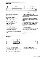 Предварительный просмотр 9 страницы Sony DVP-NS710H Operating Instructions Manual