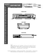 Sony DVP-NS715P Specifications preview