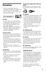 Preview for 3 page of Sony DVP NS725P - Progressive-Scan DVD/CD Player Operating Instructions Manual