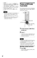 Preview for 30 page of Sony DVP NS725P - Progressive-Scan DVD/CD Player Operating Instructions Manual