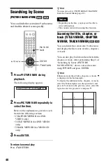 Предварительный просмотр 40 страницы Sony DVP NS725P - Progressive-Scan DVD/CD Player Operating Instructions Manual