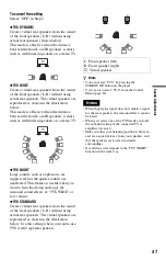 Предварительный просмотр 47 страницы Sony DVP NS725P - Progressive-Scan DVD/CD Player Operating Instructions Manual