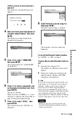 Предварительный просмотр 55 страницы Sony DVP NS725P - Progressive-Scan DVD/CD Player Operating Instructions Manual