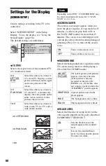 Предварительный просмотр 60 страницы Sony DVP NS725P - Progressive-Scan DVD/CD Player Operating Instructions Manual