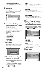 Предварительный просмотр 26 страницы Sony DVP-NS730P Operating Instructions Manual