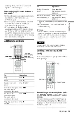 Предварительный просмотр 29 страницы Sony DVP-NS730P Operating Instructions Manual