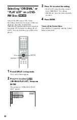 Предварительный просмотр 32 страницы Sony DVP-NS730P Operating Instructions Manual