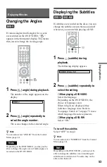 Предварительный просмотр 53 страницы Sony DVP-NS730P Operating Instructions Manual