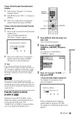 Предварительный просмотр 59 страницы Sony DVP-NS730P Operating Instructions Manual