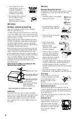 Preview for 4 page of Sony DVP-NS775V Operating Instructions Manual