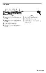 Preview for 13 page of Sony DVP-NS775V Operating Instructions Manual