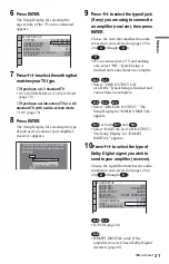 Preview for 31 page of Sony DVP-NS775V Operating Instructions Manual