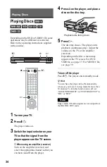 Preview for 34 page of Sony DVP-NS775V Operating Instructions Manual