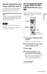 Preview for 39 page of Sony DVP-NS775V Operating Instructions Manual