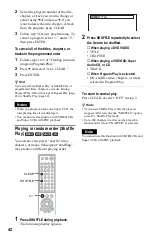 Preview for 42 page of Sony DVP-NS775V Operating Instructions Manual