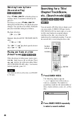 Preview for 46 page of Sony DVP-NS775V Operating Instructions Manual