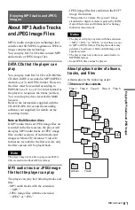 Preview for 61 page of Sony DVP-NS775V Operating Instructions Manual