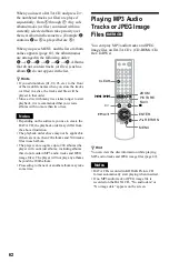 Preview for 62 page of Sony DVP-NS775V Operating Instructions Manual