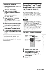 Preview for 73 page of Sony DVP-NS775V Operating Instructions Manual