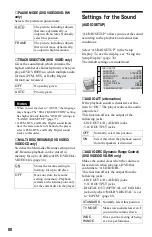 Preview for 80 page of Sony DVP-NS775V Operating Instructions Manual