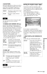 Preview for 81 page of Sony DVP-NS775V Operating Instructions Manual