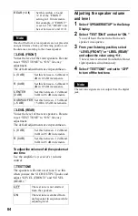 Preview for 84 page of Sony DVP-NS775V Operating Instructions Manual