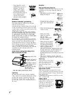 Preview for 4 page of Sony DVP-NS77H/B - Cd/dvd Player. Color Operating Instructions Manual