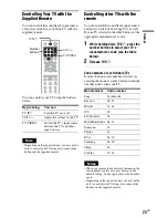 Preview for 23 page of Sony DVP-NS77H/B - Cd/dvd Player. Color Operating Instructions Manual