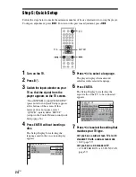 Preview for 24 page of Sony DVP-NS77H/B - Cd/dvd Player. Color Operating Instructions Manual