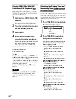 Preview for 30 page of Sony DVP-NS77H/B - Cd/dvd Player. Color Operating Instructions Manual