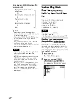 Preview for 32 page of Sony DVP-NS77H/B - Cd/dvd Player. Color Operating Instructions Manual