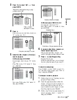 Preview for 33 page of Sony DVP-NS77H/B - Cd/dvd Player. Color Operating Instructions Manual