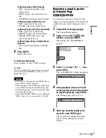 Preview for 35 page of Sony DVP-NS77H/B - Cd/dvd Player. Color Operating Instructions Manual