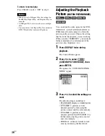 Preview for 36 page of Sony DVP-NS77H/B - Cd/dvd Player. Color Operating Instructions Manual