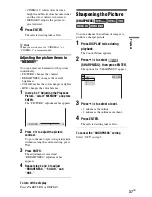 Preview for 37 page of Sony DVP-NS77H/B - Cd/dvd Player. Color Operating Instructions Manual