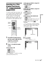 Preview for 43 page of Sony DVP-NS77H/B - Cd/dvd Player. Color Operating Instructions Manual