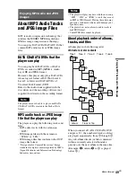 Preview for 49 page of Sony DVP-NS77H/B - Cd/dvd Player. Color Operating Instructions Manual