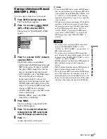 Preview for 53 page of Sony DVP-NS77H/B - Cd/dvd Player. Color Operating Instructions Manual