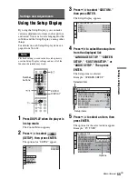 Preview for 55 page of Sony DVP-NS77H/B - Cd/dvd Player. Color Operating Instructions Manual