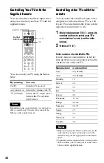 Предварительный просмотр 22 страницы Sony DVP-NS78H Operating Instructions Manual