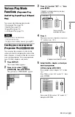 Предварительный просмотр 31 страницы Sony DVP-NS78H Operating Instructions Manual