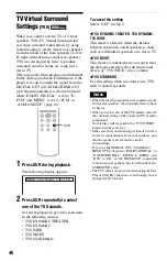 Предварительный просмотр 46 страницы Sony DVP-NS78H Operating Instructions Manual