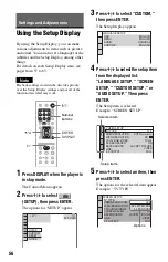 Предварительный просмотр 56 страницы Sony DVP-NS78H Operating Instructions Manual