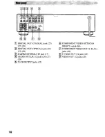 Preview for 10 page of Sony DVP-NS900V - Sacd/dvd Player Operating Instructions Manual