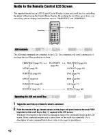 Preview for 12 page of Sony DVP-NS900V - Sacd/dvd Player Operating Instructions Manual