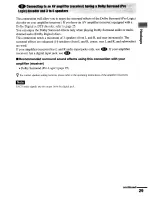 Preview for 29 page of Sony DVP-NS900V - Sacd/dvd Player Operating Instructions Manual