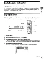 Preview for 31 page of Sony DVP-NS900V - Sacd/dvd Player Operating Instructions Manual