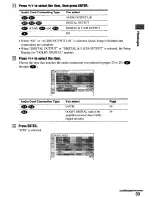 Preview for 33 page of Sony DVP-NS900V - Sacd/dvd Player Operating Instructions Manual