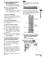 Preview for 45 page of Sony DVP-NS900V - Sacd/dvd Player Operating Instructions Manual