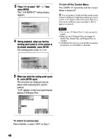 Preview for 48 page of Sony DVP-NS900V - Sacd/dvd Player Operating Instructions Manual